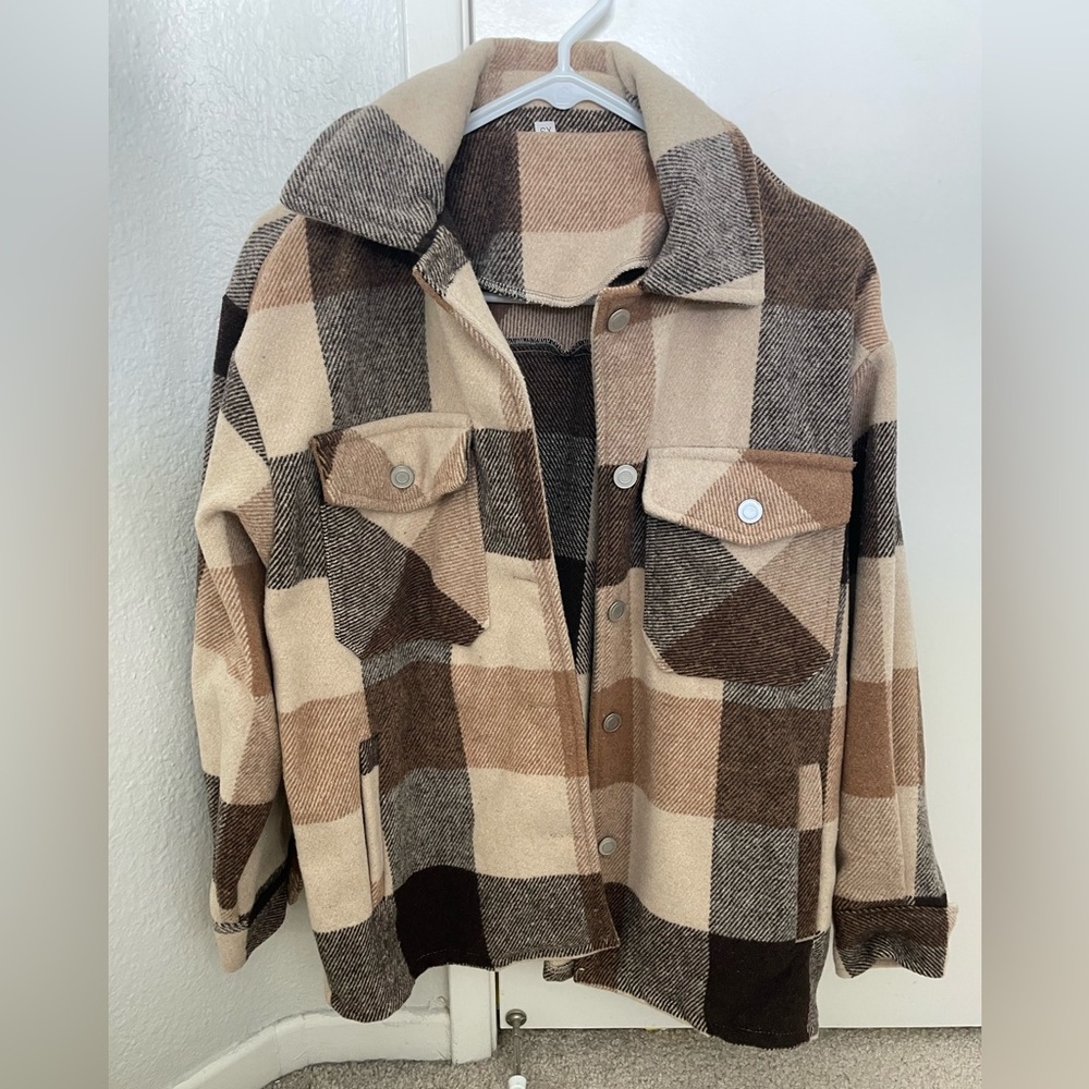 Flannel jacket.